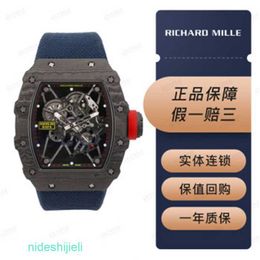 Luxury Wristwatches RM Mechanical Automatic Watch Sports Watch Men's Series 35-01 NTPT Carbon Fibre Limited Edition Men's Fashion Leisure Sports Machine Watch PLEB