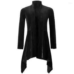 Stage Wear Men Dance Pracitce Clothes Women Ballroom Clothing Professional Dancing Tops Black Coat Latin