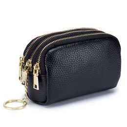 First-layer Cowhide Mini Coin Purse, Cute Korean Version For Women, Multifunctional Genuine Leather Coin Purse, Coin Purse Keychain