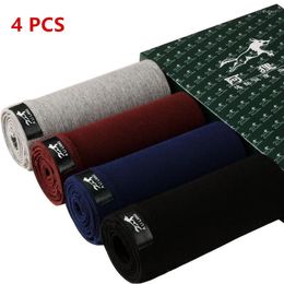 Underpants 4 Pcs/lot Men's Shorts Breathable Boxer Briefs High Quality Modal Solid Colour Sexy