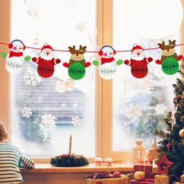 Christmas Decorations 5Pcs/6Pcs Pretty Xmas Pendant Streamer Design Long-lasting Tree Ornaments Hanging