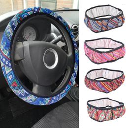 Steering Wheel Covers Ethnic Style Interior Accessories Car Cover Anti Slip Breathable