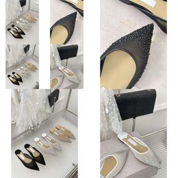 Designer Brand High Heel Slippers Mesh And Crystal Upper Imported From Italy Cowhide Outsole Sandals Top Banquet Factory Shoes Original Quality