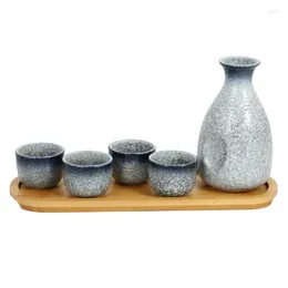 Tumblers 300ML/50ML Japanese Sake Pot Ceramic Wine Set Home Restaurant Warm Small Glass Spirit