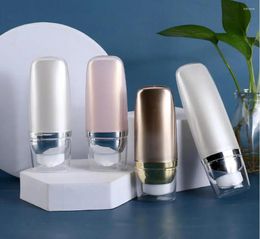 Storage Bottles 50ML Pearl White/pink/gold Airless Bottle For Foundation/essence/lotion/emulsion/moisturizer/serum/gel Cosmetic Packing