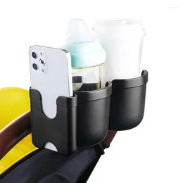 Stroller Parts 3-in-1 Stable Non-Slip Cup Holder With Phone Rotation Bike For Walker Scooter Wheelchair Accessoris