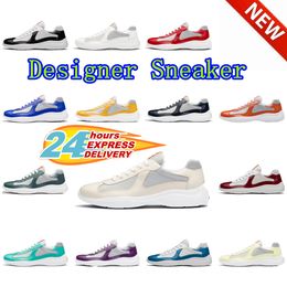 NEW Designer Running shoes Casual Shoes Mens Luxury Leather Trainers Platform Shoes Mesh Nylon Fabric Sneakers EUR 38-46
