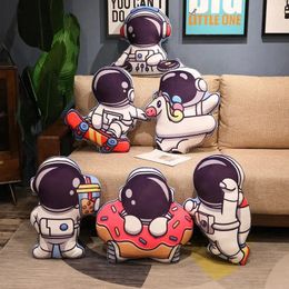 50cm Simulation Space Series Plush Pillow Toys Funny Astronaut Spaceman Stuffed Doll Nap Boys Kids Birthday Gifts 240426