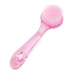Plastic Non-electric Cleansing Brush Exfoliating Facial Cleanser Brush Face Cleaning Washing Soft Bristle Brush Scrub