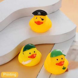 Baby Bath Toys Baby Bath Toy Cute Little Yellow Duck Swimming Water Toys Squeeze Sound Soft Rubber Float Spray Ducks For Kids