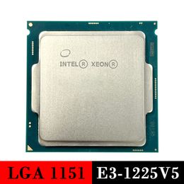 Used Server processor Intel Xeon E3-1225V5 CPU LGA 1151 DDR4 DDR3L 1225 V5 LGA1151