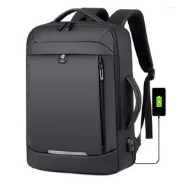 Backpack 2024 Business Commuter Expansion Multifunctional Waterproof Travel Men's Computer Mochilas Para Estudiantes