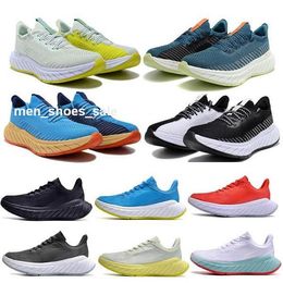 Hokah Carbon X3 X2 Race Running Shoes For Men Women Foam Everyday Run Tennis Trainers Sneakers X 3 X 2 Knit Black White Radiant Yellow Size 36 - 46