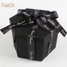 Surprise Confession Handmade Diy Album Creative Gift Box Explosion Box Hexagon Multi-Layer 240426