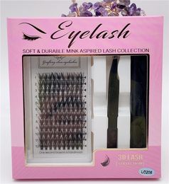 DIY Clusters Eyelash Segmented Eyelashes Extension Individual Lashes Soft Durable Natural False Eyelashes