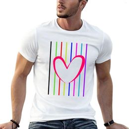 Men's Tank Tops Lines Love Tshirt T-Shirt Boys White T Shirts Graphic Blank Hippie Clothes Men