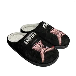 Slippers Boardwalk Empire Home Cotton Mens Womens Plush Bedroom Casual Keep Warm Shoes Thermal Indoor Slipper Customized Shoe