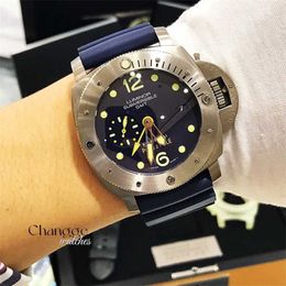 Mens Designer Watches Stainless Steel Luxury Quartz Watch Penerei Special Edition Watch Series Automatic Mechanical Titanium 47mm Date Display Mens Watch PAM0071