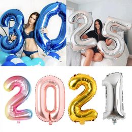 Party Decoration 32 40inch Big Foil Birthday Balloons Helium Number Happy Decorations Kids Toy Figures Wedding Air Globos