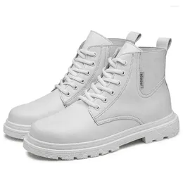 Casual Shoes Middleboots Block Heels 2024 Products Vulcanize Fashion Breathable Men's Sneakers Sports Model High-level