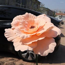 Decorative Flowers 50cm Design PE Giant Peony Simulation Flower Stage Setting Festival Marriage Party Supplies Window Show Decor Flore