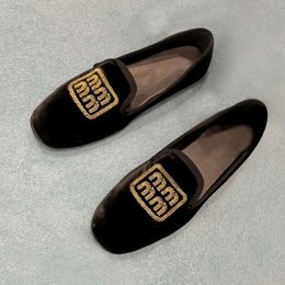 2024 Fake New Veet Flat Bottom Lefu Zhang Yuanying Same Single Shoe French Women's Shoes Instagram