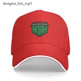 Noah Hat Fashion Designer Top Quality Ball Caps Pro Wrestling Noah Logo Cap Baseball Trucker Outdoor Sport Red White Coffee Woman Hats Men's Peaked Cap 5942