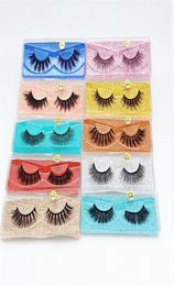 Faux 3D Mink Eyelashes Natural Thick False Eyelash Soft Long Eye Lashes Wispy Cruelty Lash Extension for Beauty Makeup6750344