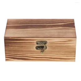 Jewellery Pouches Unpainted Plain Wooden Box Trinket Gift Keepsake Organiser