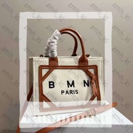 Canvas Tot Bag BM Totes Women Large Capacity Leather Designers Handbags Commute Simple Shoulder Shopping Bags Fashion Purse Handbag 774