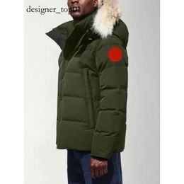 CAN Brand Designer Jacket Men Jacket Real Coyote Fur Outdoor Wyndham Windbreaker Jassen Outerwear Hooded Fourrure Manteau Down Jacket Coat Hiver Parka Canadas 4280