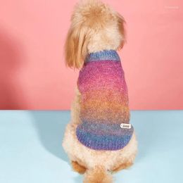 Dog Apparel Trendy Puppy Fluffy Sweaters For Small Dogs Pink Luxury Pullover Medium Girl Turtleneck Autumn Winter Knitted Fleece Sweater