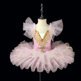 2024 Urocza dziewczyny sukienka baletowa dla dzieci taniec taniec ubrania dla dzieci kostiumy dla dziewcząt taniec taniec tańca 240412