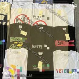 Designer Men's T-shirts Vetements T-shirt Men Women 1 High Quality Did Nothing I Just Got Lucky T Shirt Top Tees 132