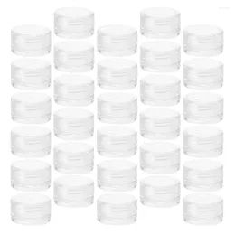 Storage Bottles 55Pcs Empty Refillable Face Cream Containers Portable Lip Jars