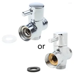 Kitchen Faucets 2.5cm Brass Shower Arm Diverter For Valve Bathroom Universal System 2 Way