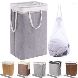 Storage Bags Portable Folding Baskets Kids Toys Organiser Clothes And Sundries Box Cabinet Bag Closet