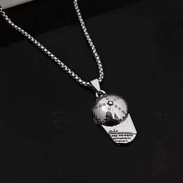 Designer Pendant Necklaces Trendy and Fashionable Baseball Cap Pendants Hot Selling Accessories Titanium Steel Punk Hip-hop Long Sweaters Hoodie Chains