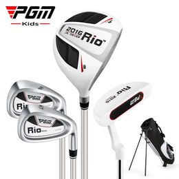 312 Age Boys Girls Kids Golf Club Full Sets Gift Childrens Junior School Practice Learning Carbon Swing Putter Bag Driver Iron 240424