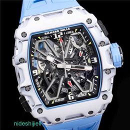 Automatic Chronograph Watches RM Luxury Wristwatches Swiss Made RM35-03 White NTPT Men's Fashion Leisure Business Sports Machinery Watch hand New) 9HQC