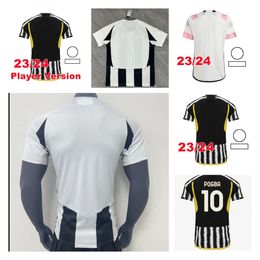 24 25 fans player soccer jerseys home away MILIK DI MARIA VLAHOVIC KEAN POGBA CHIESA McKENNIE LOCATELLI football shirt 2023 2024 Kits men and Kids unifor JUvEntUs