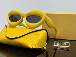 Designer Sunglasses Da Luo Cat Eye Sunglasses 2024 New runway sunglasses Y2K candy Coloured sunglasses batch