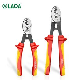 LAOA Insulated Cable Cutter 1000V Electrician Professional Pliers Shock Wire Stripper Tool VDE Scissors 240415