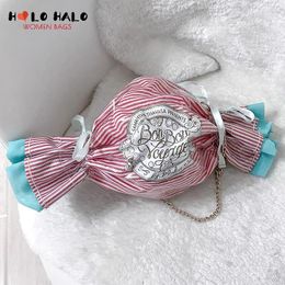 Evening Bags Cute Candy Design Handbags For Women Sugar Shaped Purses Daily Clutch Chain Crossbody Ladies Kawaii Shoulder Bag Girls Gifts