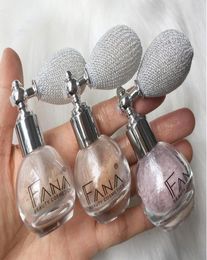 FANA Beauty makeup Diamond Glitter Powder Spray Beauty Highlighter Shimmer Face powder eyeshadow 4colors drop 3508396