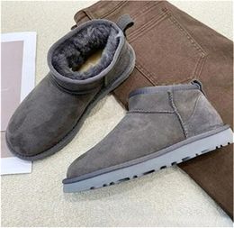 Winter Boots Ladies Snow Boots Wool Warm Fur Man and Women Short Boot