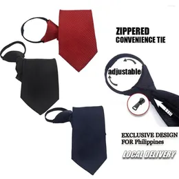 Bow Ties For Men Black Tie Zipper Pre-tied Women's Green Navy Blue Red Neckties Classic 8cm Neck Shirt Cravat