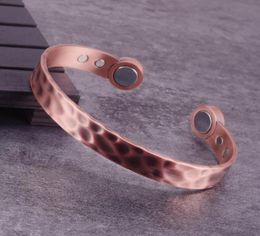 Copper Magnetic Bracelet Men 10mm Adjustable Benefits Health Magnet Energy Open Cuff Bangles Bangle6889254