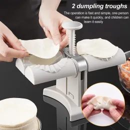 Moulds Dumpling Maker Machine Press Dumplings Mould Kitchen Accessories Automatic Pressing Tool DIY Empanadas Ravioli Mould Home Gadget