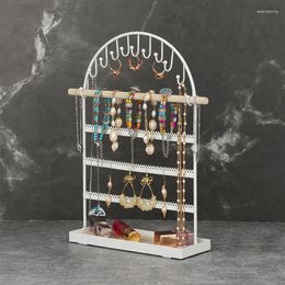 Jewellery Pouches Earring Stand Display Rack Holder For Hanging 5 Layer Home Use Drop